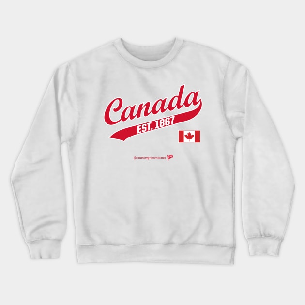 Canada1867 Ultimate Script Crewneck Sweatshirt by trevorb74